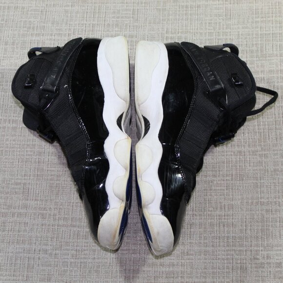 Nike Air Jordan 6 Rings Space Jam Size 9 Black and Blue Athletic Shoes - Picture 3 of 6